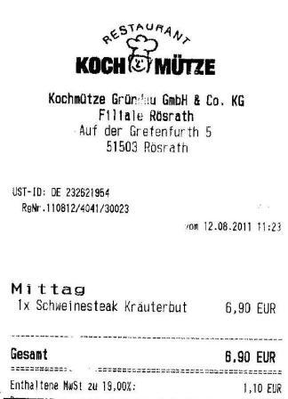 vblg Höffner Kochmütze Restaurant